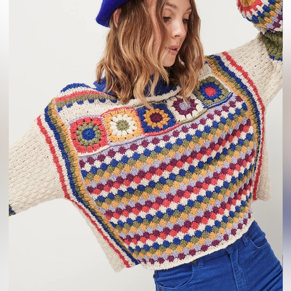 Crochet knit sweater!!! - Picture 2 of 13